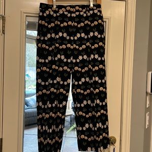 Wide leg ankle pants